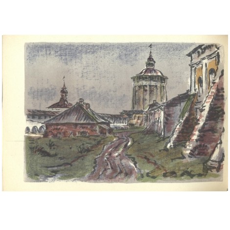 Литогр. Бернштейн Кирилло-Белозерский монастырь