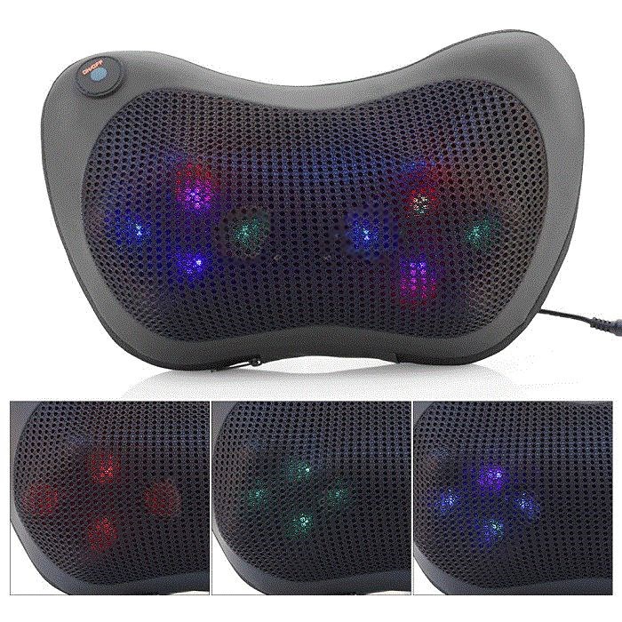 Массажная подушка Massage Pillow 8 роликов