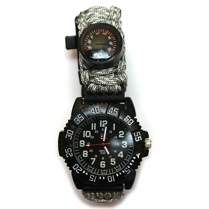 Часы – набор для выживания Paracord Survival Watch 7 in 1