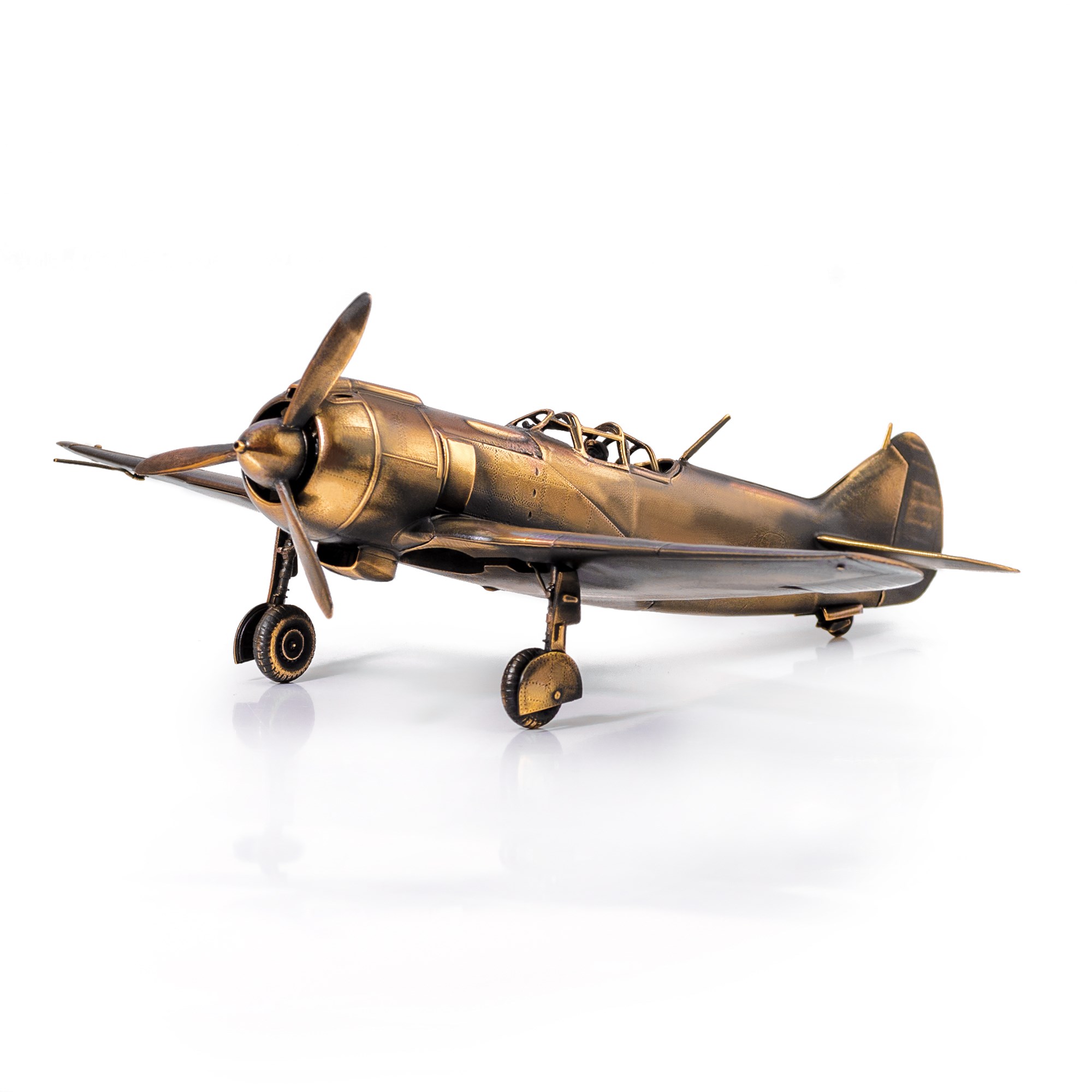 Бронзовая статуэтка Самолёт Ла-5 ФН 1:72