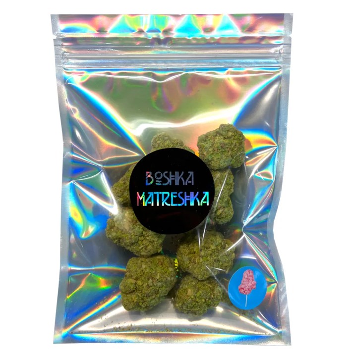 Шоколадные конфеты Boshka Matreshka Сладкая вата (80 г)