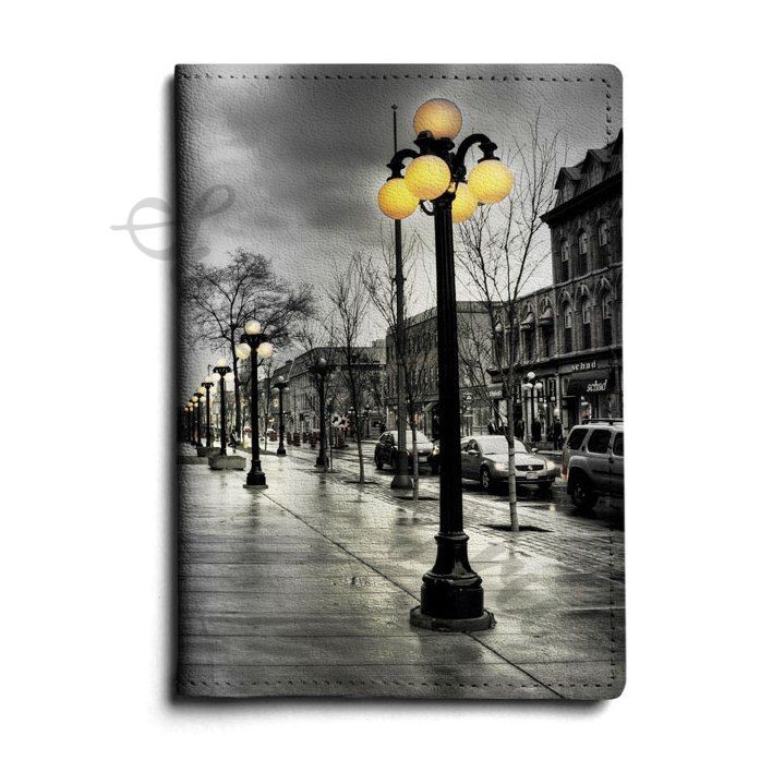 Кожаная обложка для паспорта Streetlight