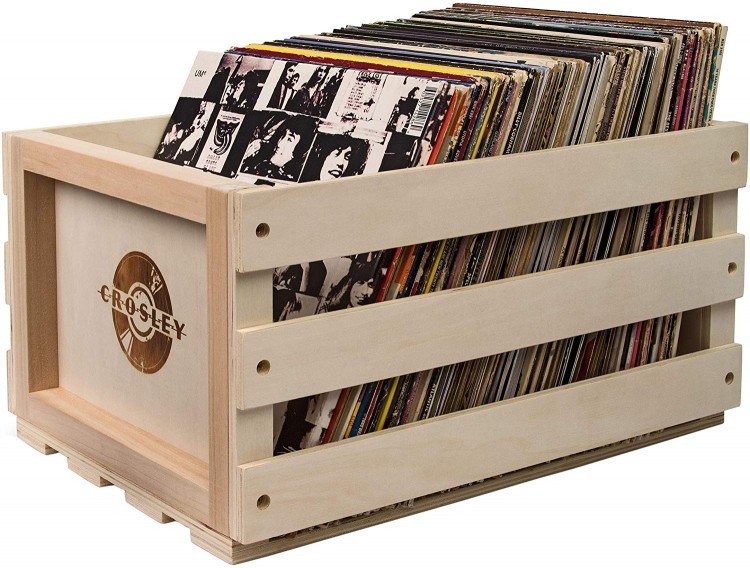 Ретро-проигрыватель пластинок Crosley Revolution Blue