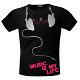 Футболка Music is my Life