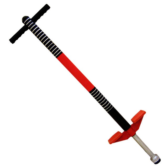 Детский красный тренажер-кузнечик POGO-STICK до 40 кг