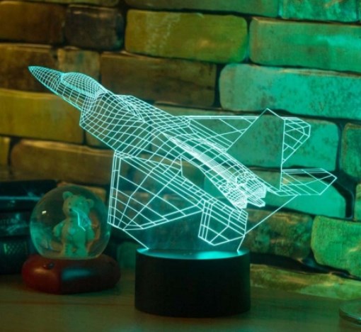 3D светильник «Истребитель»