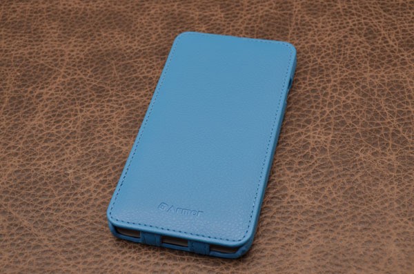 Чехол для iPhone 6 Plus «Лазурный Берег» (синий, личи)
