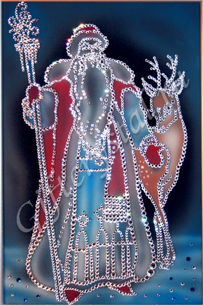 Картина Swarovski Морозко, 20х30 см