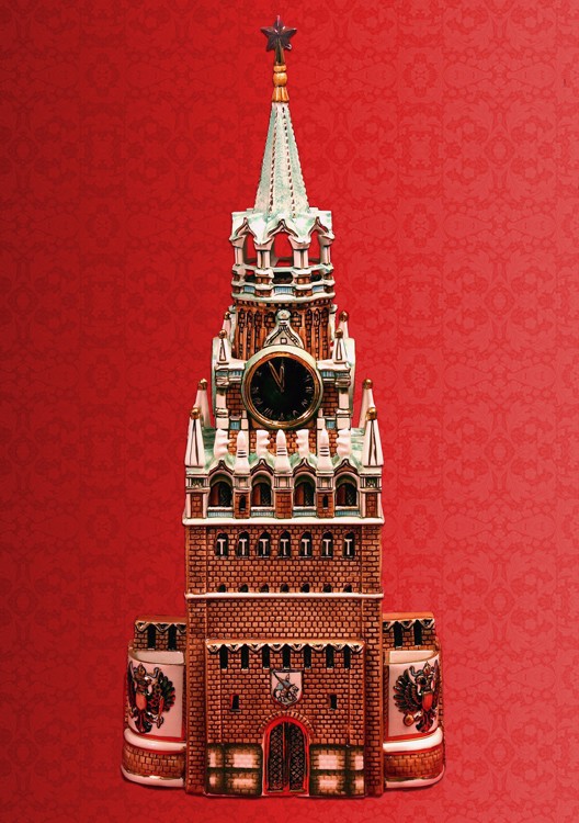 Штоф для напитков Спасская башня и куранты