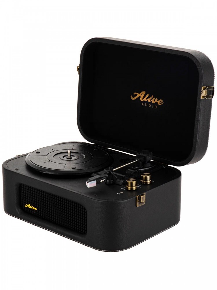 Виниловый проигрыватель Alive Audio STORIES Glam Noir с Bluetooth
