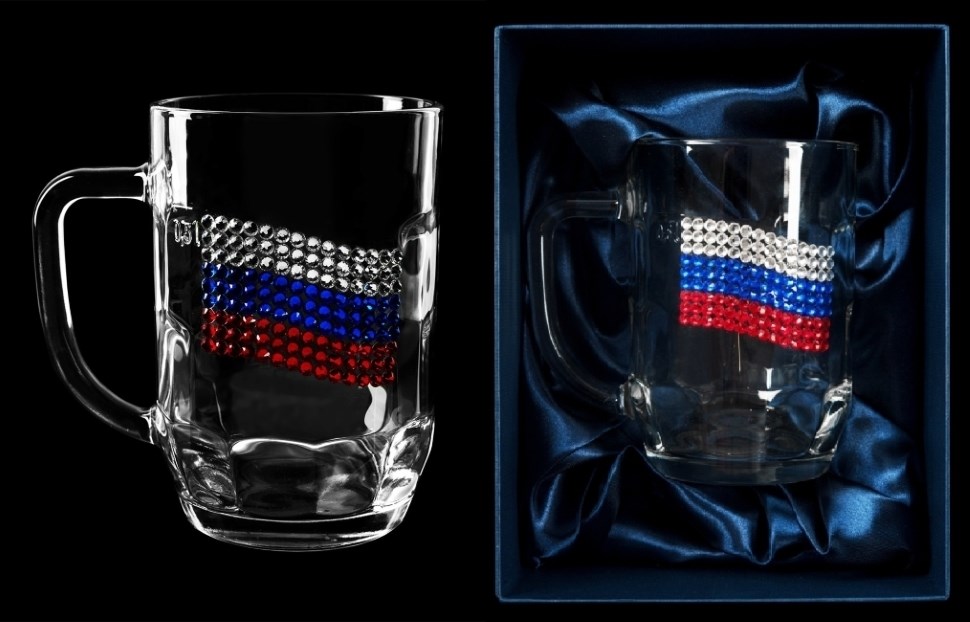 Пивная кружка Флаг России