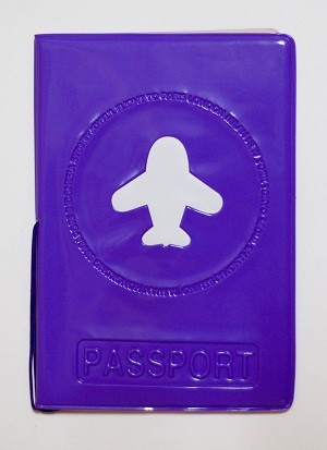 Обложка для паспорта Happy Flight-violet