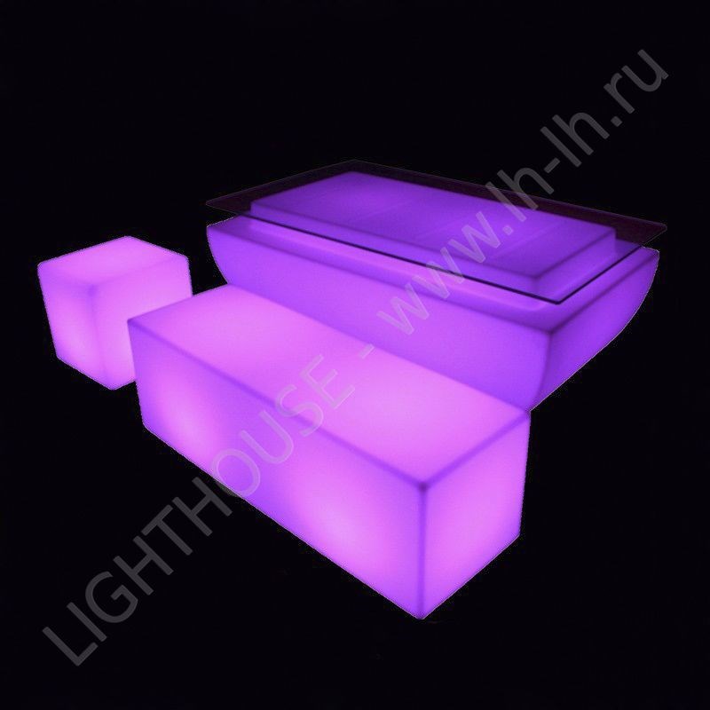 Светящийся LED стол Liart S RGB Accum (под заказ)