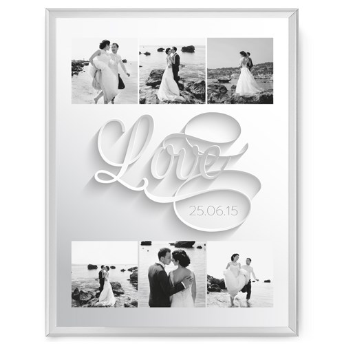 Фотопостер в рамке Love