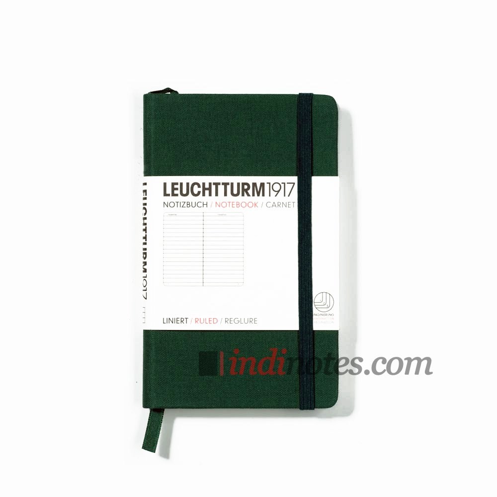 Записная книжка Pocket Linen Notebook Green