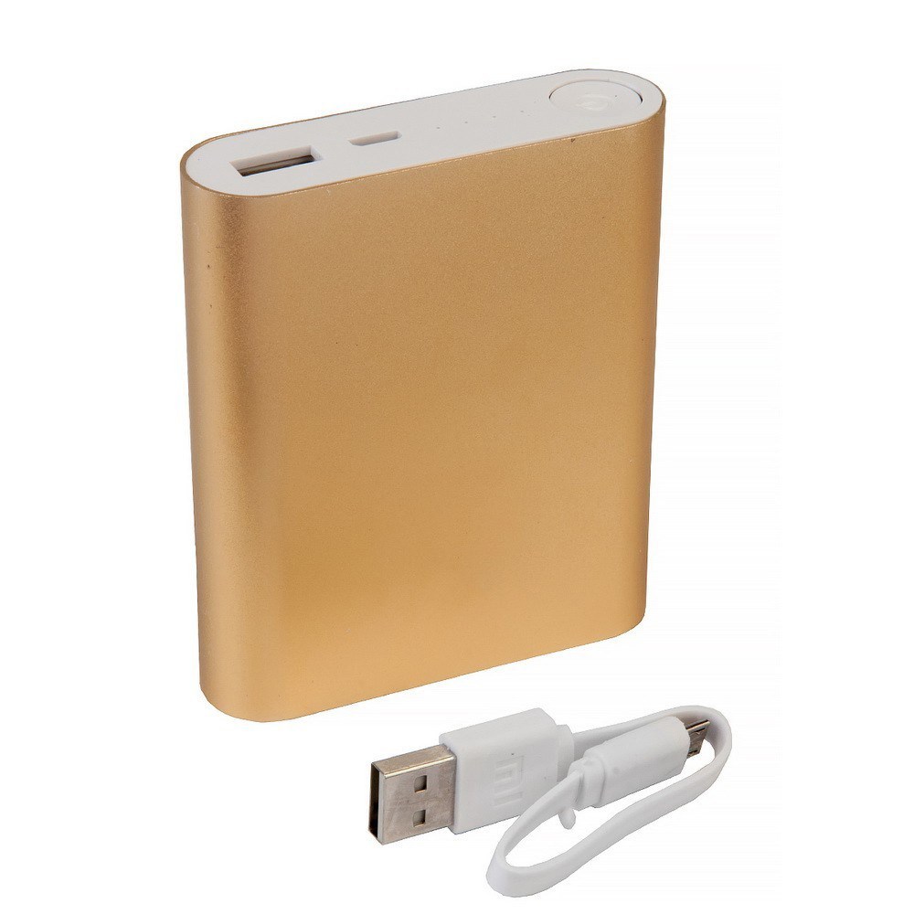 Power Bank Xiaomi, 10400 mAh, золотой
