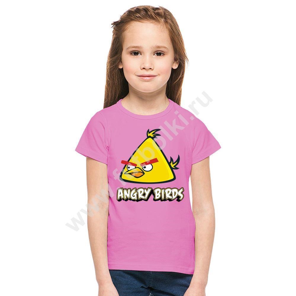 Детская футболка Желтая птица из Angry birds
