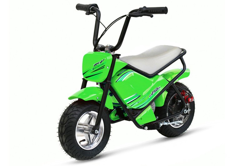 Зелёный детский электромотоцикл MC-243 (Joy Automatic)