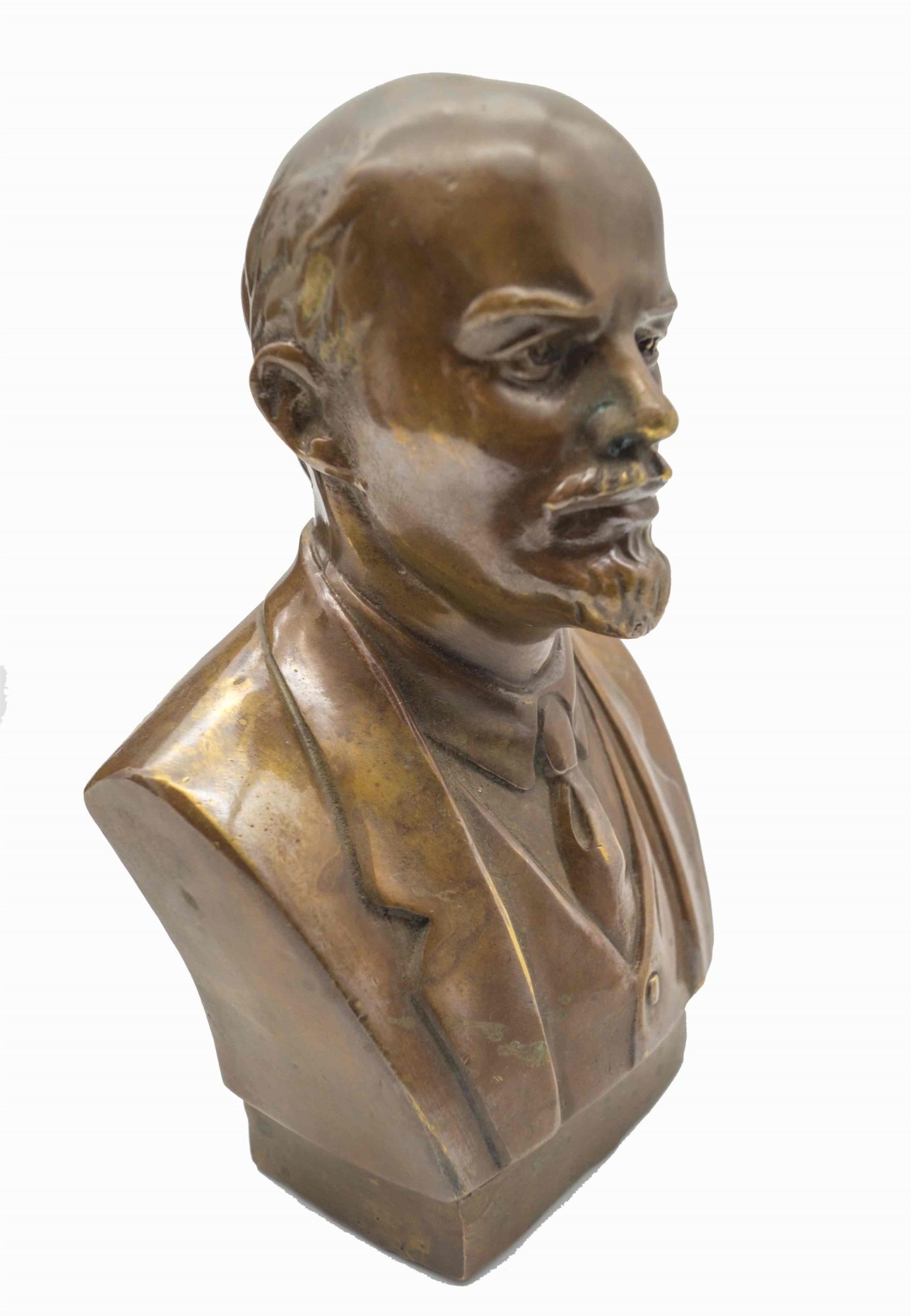 Бюст Ленина В.И. бронза 18 см.