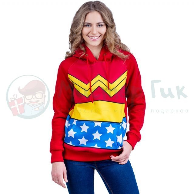 Толстовка Wonder Woman (женская)