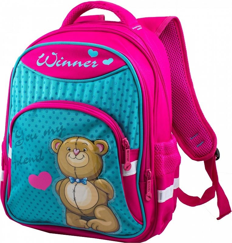 Рюкзак Winner Teddy Bear Pink