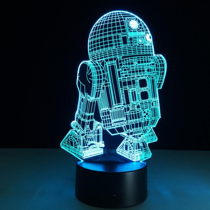 3D-светильник Дрон R2-D2