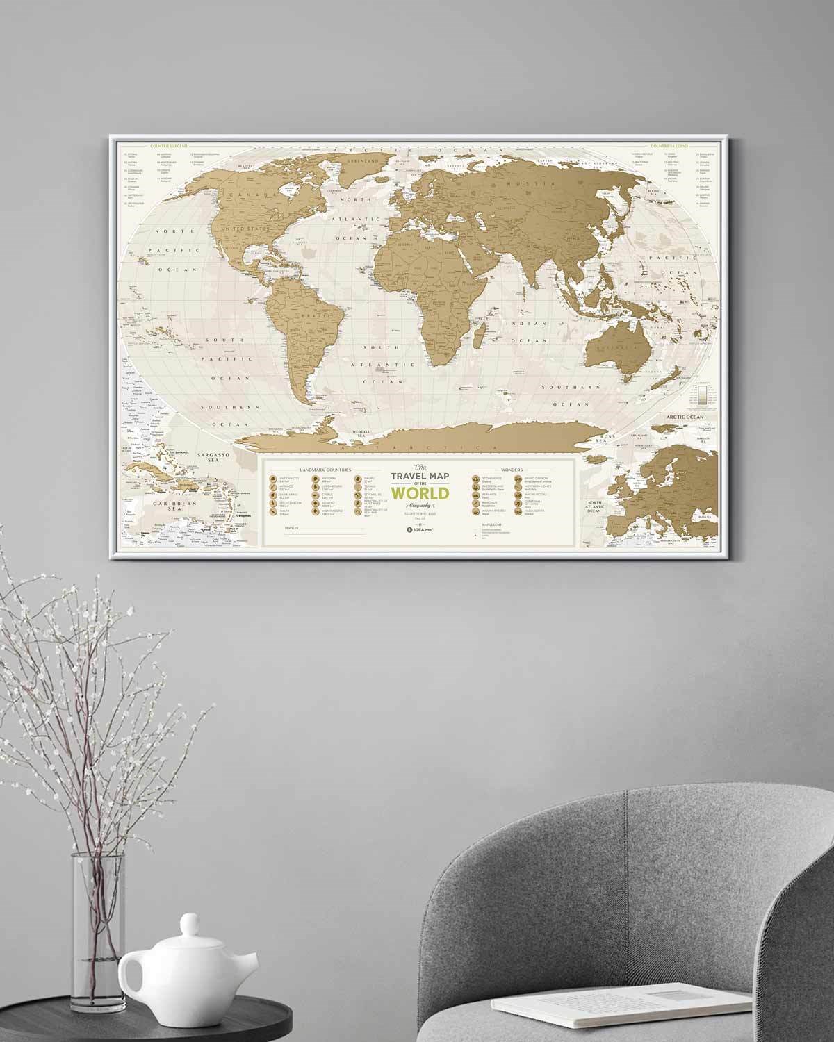 Скретч-карта Travel Map™ Geography World