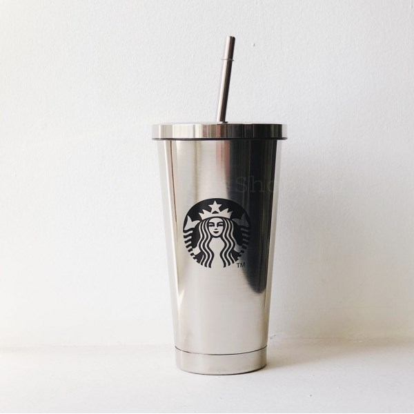 Стакан для холодных напитков Starbucks™ Smooth Silver 473 ml