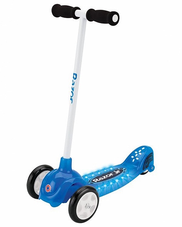 Детский трехколесный самокат с подсветкой Razor Lil Tek