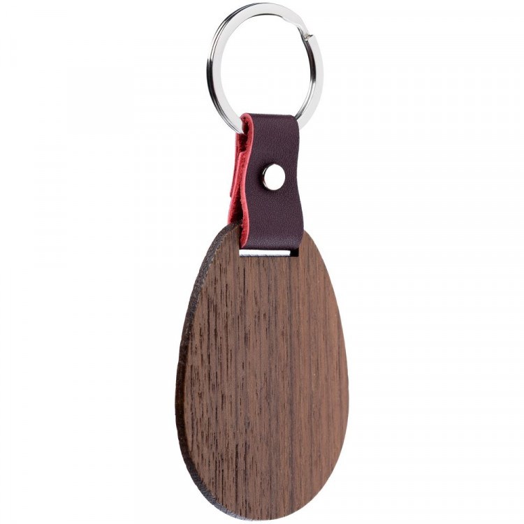Овальный Брелок Wood Drop