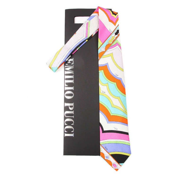 Красивый модный мужской галстук Emilio Pucci