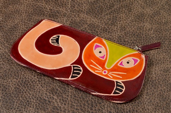 Кошелек. Коллекция Socotra Кошка (коричневый)