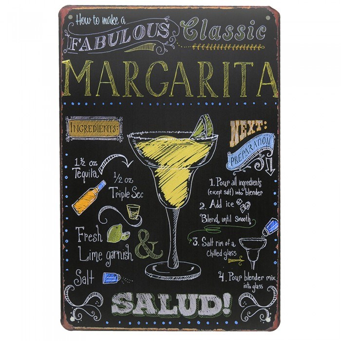 Винтажная вывеска для интерьера Home Comfort Margarita