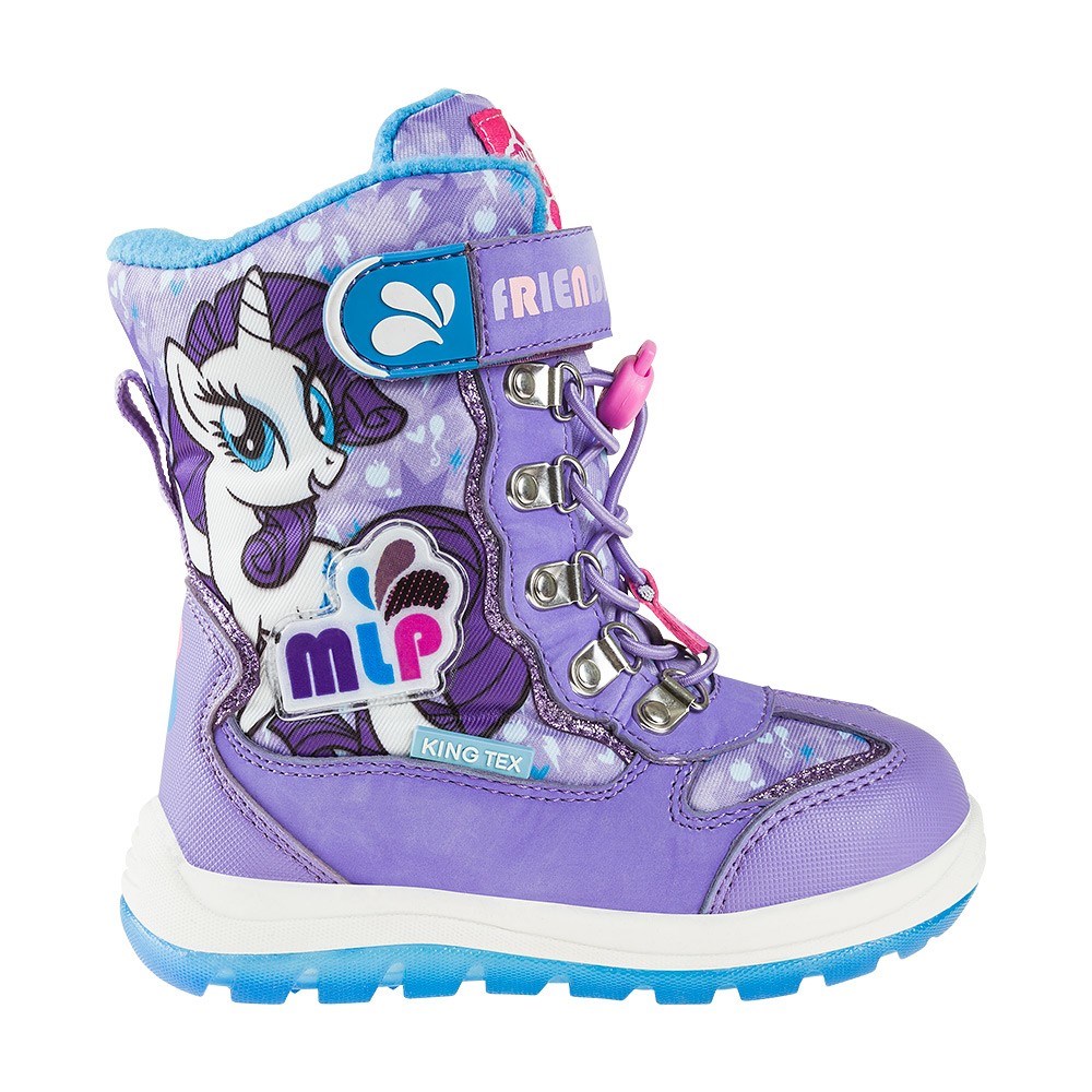 Сноубутсы сиреневого цвета My Little Pony