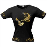 Футболка "Золотые рыбки" Swarovski