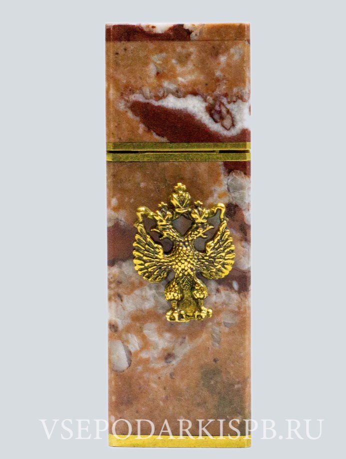 USB Флешка из камня креноид с гербом РФ, 32 GB