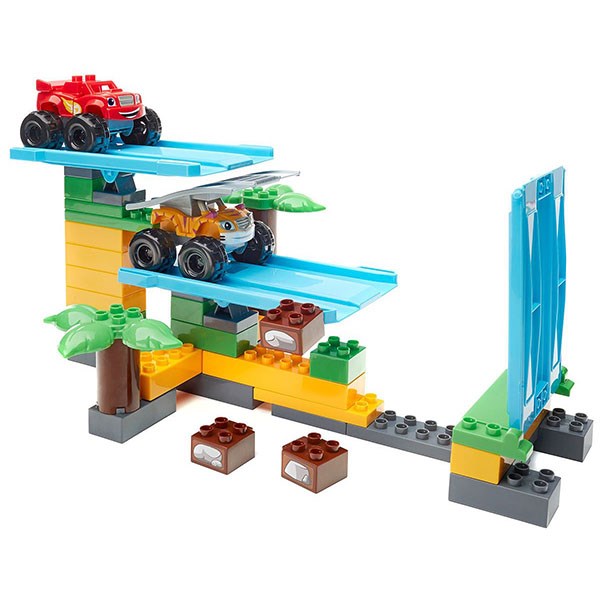 Конструктор Mattel Mega Bloks Вспыш. Гонки в джунглях