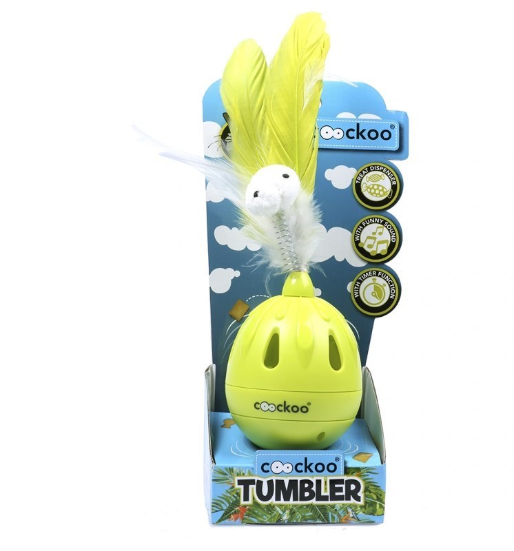 Интерактивная игрушка для кошек Tumbler лайм