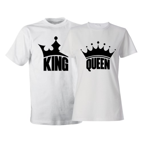 Парные футболки King&Queen