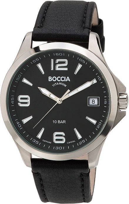 Наручные часы с сапфировым стеклом Boccia Titanium 3591-01