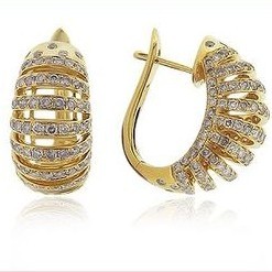 Серьги Mega Gold