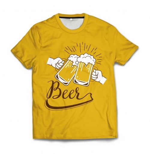 Мужская футболка 3D Beer