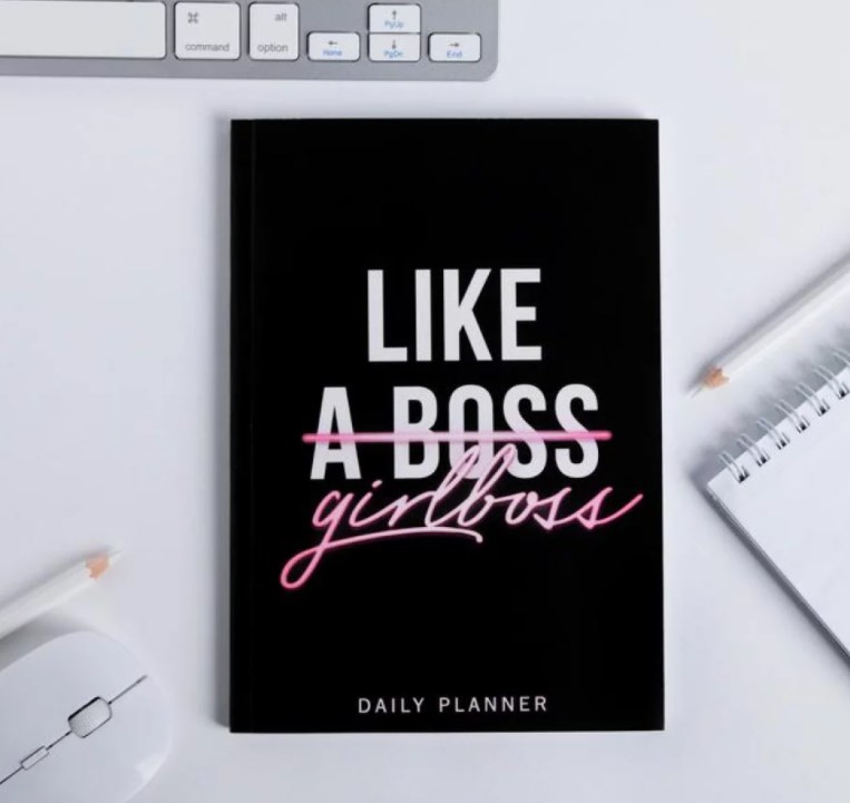 Ежедневник в тонкой обложке Like girlboss