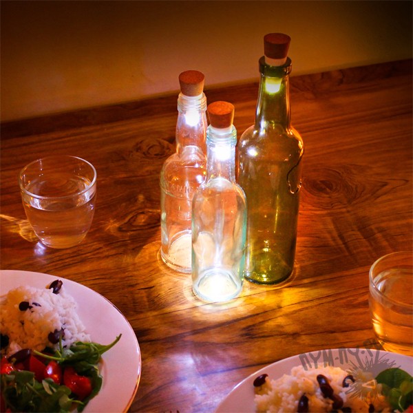 Светящаяся пробка для бутылки Bottle Light