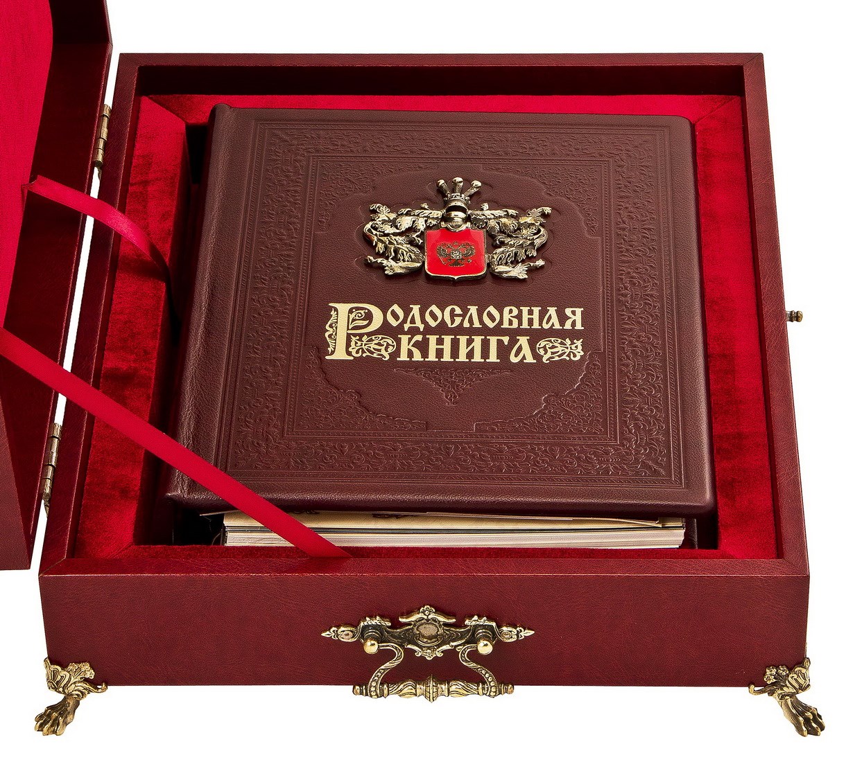 Родословная книга в ларце Гербовая