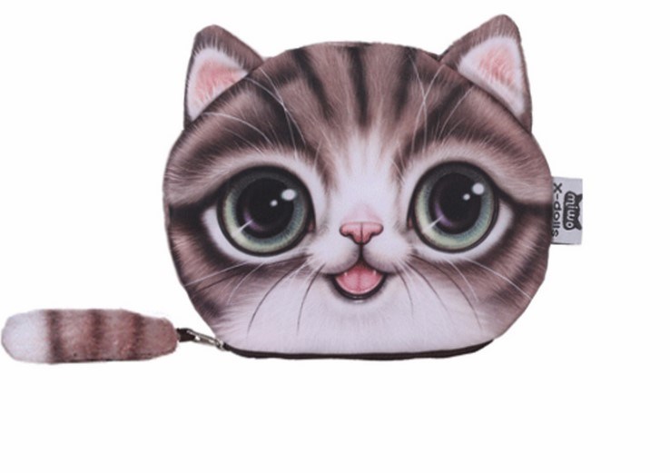 Необычная косметичка Кот Полосатик