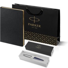 Подарочный набор Parker: шариковая ручка Parker Jotter Essential, Royal Blue CT и ежедневник 195_11105303186