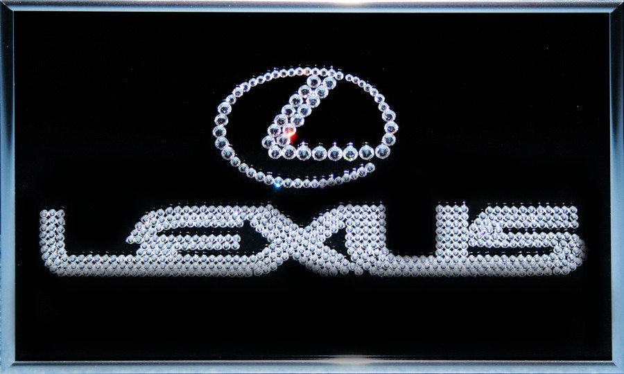 Картина с кристаллами Сваровски Lexus