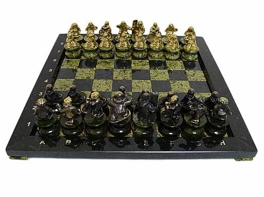 Шахматы с металлическими фигурами Спортивные
