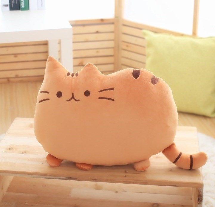 Рыжая подушка Pusheen the cat (Кот Пушин)